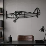 Silhouette en métal d'avion 24R Argus III UC61K, décoration murale en métal, décoration aéronautique, cadeau pour pilote