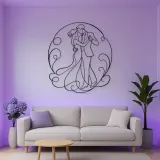 Wedding First Dance Metal Wall Art | Romantic Couple Decor