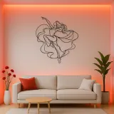 Jazz Dance Pose Metal Wall Art | Dance Silhouette Wall Decor