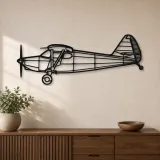 Silhouette d'avion en métal 1947 108-2, Décoration murale en métal, Décor aéronautique, Décorateur aviateur