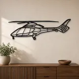 Silhouette d'avion HX50 en métal, Décoration murale aéronautique
