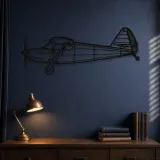 Silhouette d'avion en métal 1947 108-2, Décoration murale en métal, Décor aéronautique, Décorateur aviateur