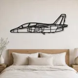 Silhouette en métal d'avion S-211, décoration murale en métal, décoration aéronautique, décoration d'aviation