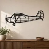 Silhouette d'avion en métal 7AC Champion, Décoration murale aéronautique