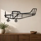 Silhouette en métal d'avion Jumper DIY, Décoration murale en métal, Décor aéronautique, Décor d'aviation
