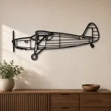 Silhouette en métal d'avion 24R Argus III UC61K, décoration murale en métal, décoration aéronautique, cadeau pour pilote