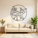 Rock and Roll Dance Metal Wall Art | Couple Dance Wall Decor