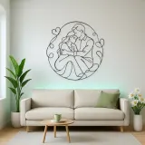 Quiet Moment Couple Metal Wall Art | Romantic Couple Decor