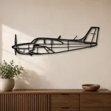 Silhouette en métal d'avion C33, Décoration murale en métal, Décor aéronautique, Cadeau pour aviateur