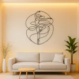 Ballet Pirouette Metal Wall Art | Dance Silhouette Wall Decor