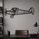 Silhouette d'avion en métal PA-12 Super Cruiser, décoration murale aéronautique