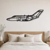 Insegna in metallo silhouette aereo HA-420 HondaJet 2 Elite, Silhouette aereo in metallo, Decorazione da parete aviatore