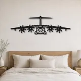 Insegna in metallo silhouette A400M Atlas Front
