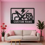 Personalized Electrician Tools Metal Wall Art