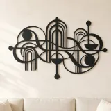Décoration murale en métal Mid-Century Arches | Décor mural abstrait moderne