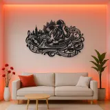 Turntable Groove Metal Wall Art | Music Room Wall Decor