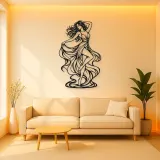Freeform Dance Muse Metal Wall Art | Movement Silhouette Decor