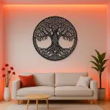 Celtic Roots Tree Metal Wall Art | Botanical Metal Wall Decor