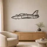 Hawk 200 Airplane Silhouette Metal Wall Art, Metal Aircraft Silhouette, Aviation Wall Decor, Aviator Decor - lifestyle view 5