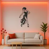 Tango Solo Figure Metal Wall Art | Movement Silhouette Decor