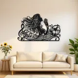 Singer Silhouette Metal Wall Art | Music Room Wall Decor