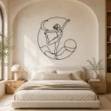 Dancer Pose Grace Metal Wall Art | Yoga and Meditation Wall Decor - lifestyle view 2