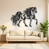 Arabian Horse Profile Metal Wall Art | Equestrian Wall Decor