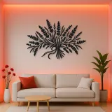 Lavender Bouquet Metal Wall Art | Botanical Metal Wall Decor