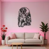 Great Dane Minimal Metal Wall Art | Pet Lover Silhouette Decor