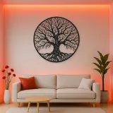 Winter Bare Tree Metal Wall Art | Botanical Metal Wall Decor