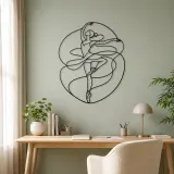 Ballet Pirouette Metal Wall Art | Dance Silhouette Wall Decor - lifestyle view 4