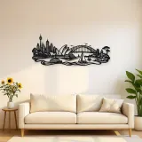 Sydney Harbour Flow Metal Wall Art | Travel and City Wall Decor