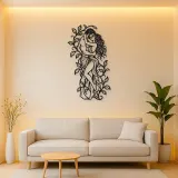 Garden Embrace Metal Wall Art | Romantic Couple Decor