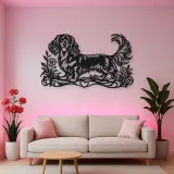 Dachshund Long Line Metal Wall Art | Pet Lover Silhouette Decor