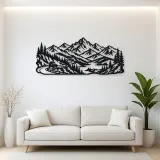 Mountain Road Journey Metal Wall Art | Travel and City Wall Decor