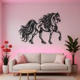 Arabian Horse Profile Metal Wall Art | Equestrian Wall Decor