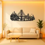 San Francisco Bridge Metal Wall Art | Travel and City Wall Decor