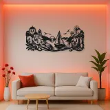 Greek Island Sail Metal Wall Art | Coastal and Nautical Wall Decor