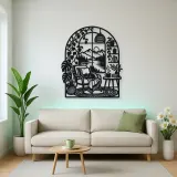 Home Arch Landscape Metal Wall Art | Cozy Home Metal Decor