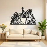 Dressage Elegance Metal Wall Art | Equestrian Wall Decor