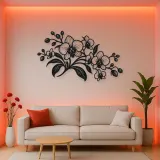 Orchid Elegance Metal Wall Art | Botanical Metal Wall Decor