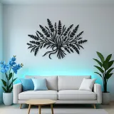 Lavender Bouquet Metal Wall Art | Botanical Metal Wall Decor