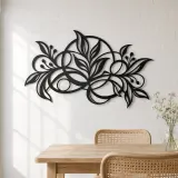 Botanical Abstract Fusion Metal Wall Art | Modern Abstract Metal Decor - lifestyle view 4