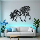 Arabian Horse Profile Metal Wall Art | Equestrian Wall Decor
