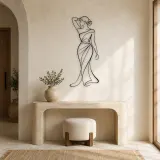 Modern Venus Fashion Metal Wall Art | Classical Figure Wall Decor - lifestyle view 3