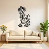 Newlywed Lift Metal Wall Art | Romantic Couple Decor