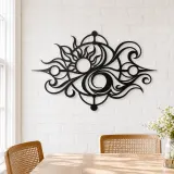 Balance of Opposites Metal Wall Art | Modern Abstract Metal Decor - lifestyle view 4