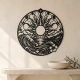 Sun and Ocean Metal Wall Art | Coastal and Nautical Wall Decor - lifestyle view 3