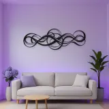 Endless Motion Panorama Metal Wall Art | Modern Abstract Metal Decor
