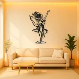 Dance of Freedom Metal Wall Art | Movement Silhouette Decor